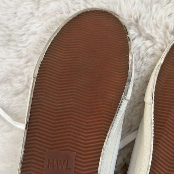 Madewell Sidewalk High-Top Sneakers White Size 11 - Picture 11 of 11